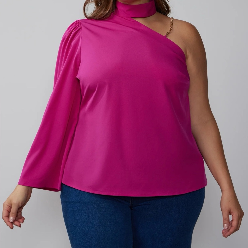 Pink Chain Link Top